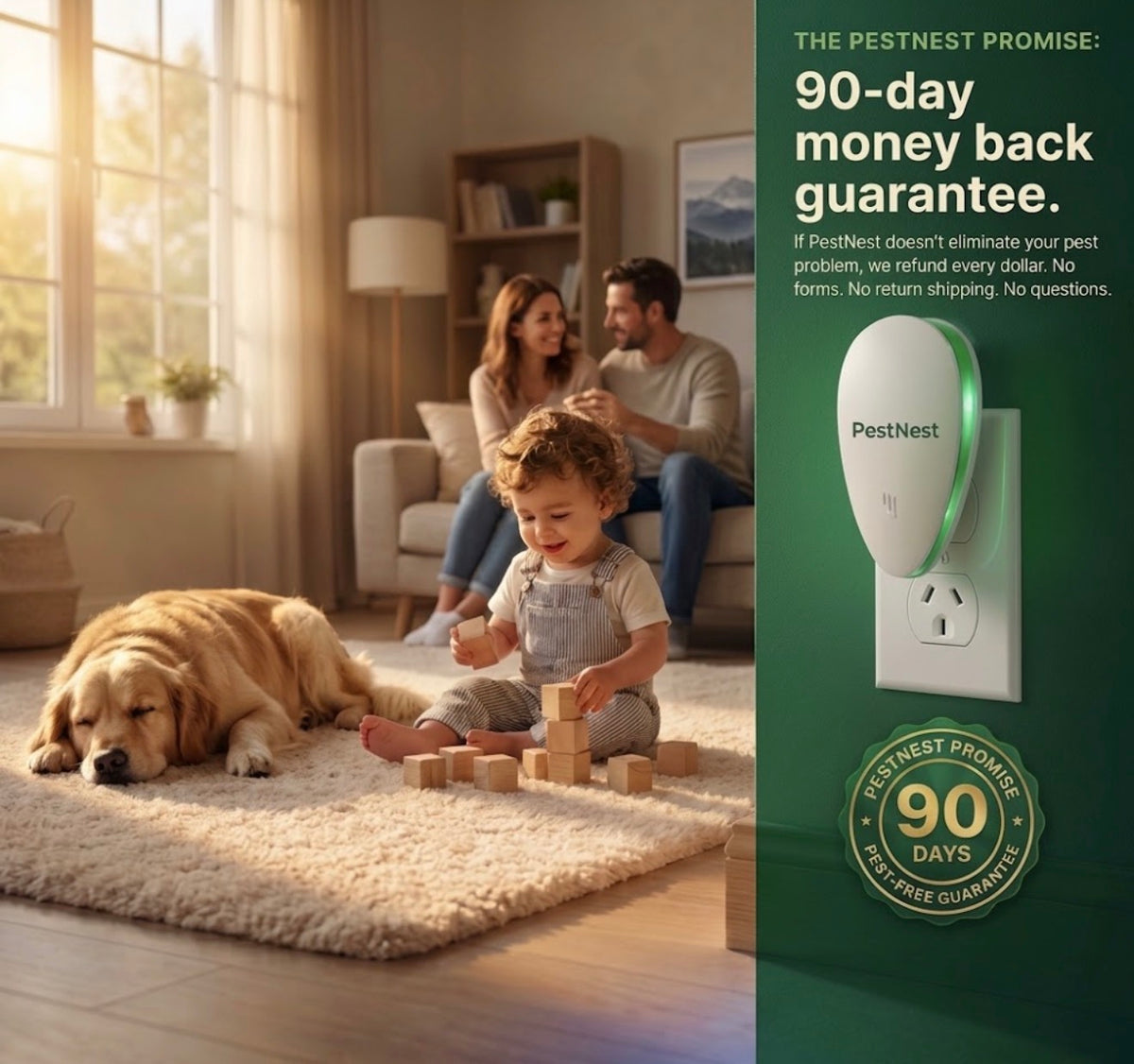 PestNest™ Ultrasonic Pest Repeller